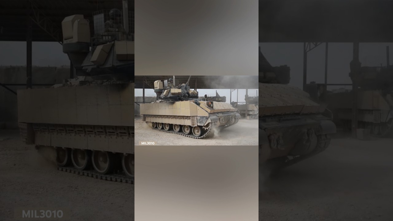 U.S. Army M2 Bradley Fighting Vehicles in Syria.