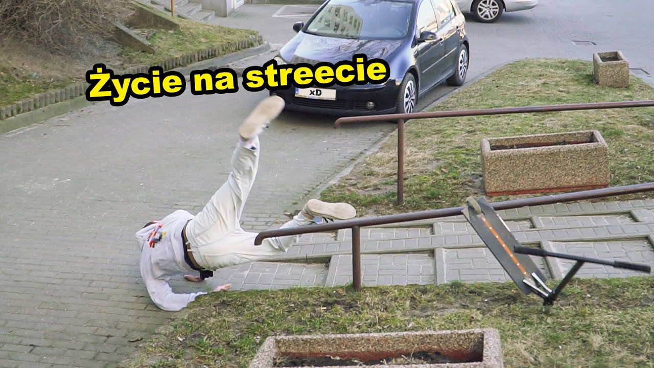 Życie na streecie to nie rurki z kremem *wersja hulajnogowa* street vlog