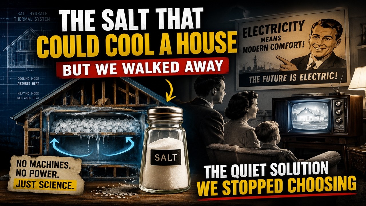 The Forgotten Salt That Could Cool a House Without Electricity | The Science We Stopped Using