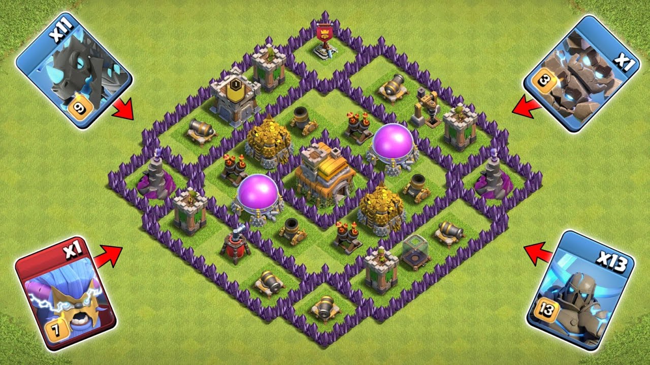 Max Town Hall 7 VS 1 Max Troop | Clash of Clans