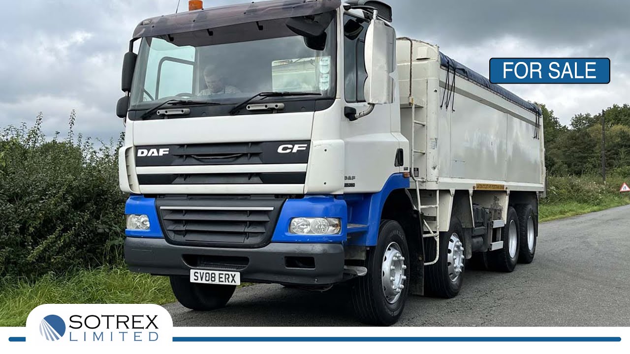 For Sale - New Stock From Sotrex: DAF CF 85 360 8 X 4 Alloy Body Tipper