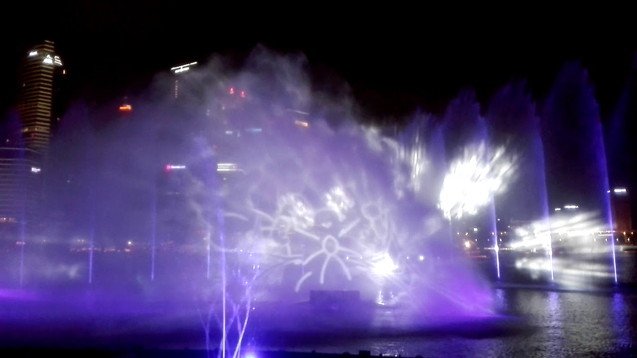 Dancing Water Show,Marina Bay Singapore