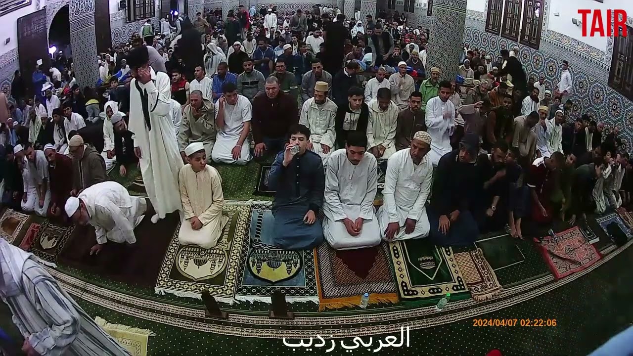 إمام العربي زديب صلاة التراويح مسجد قصبة الأمين رمضان 2024م