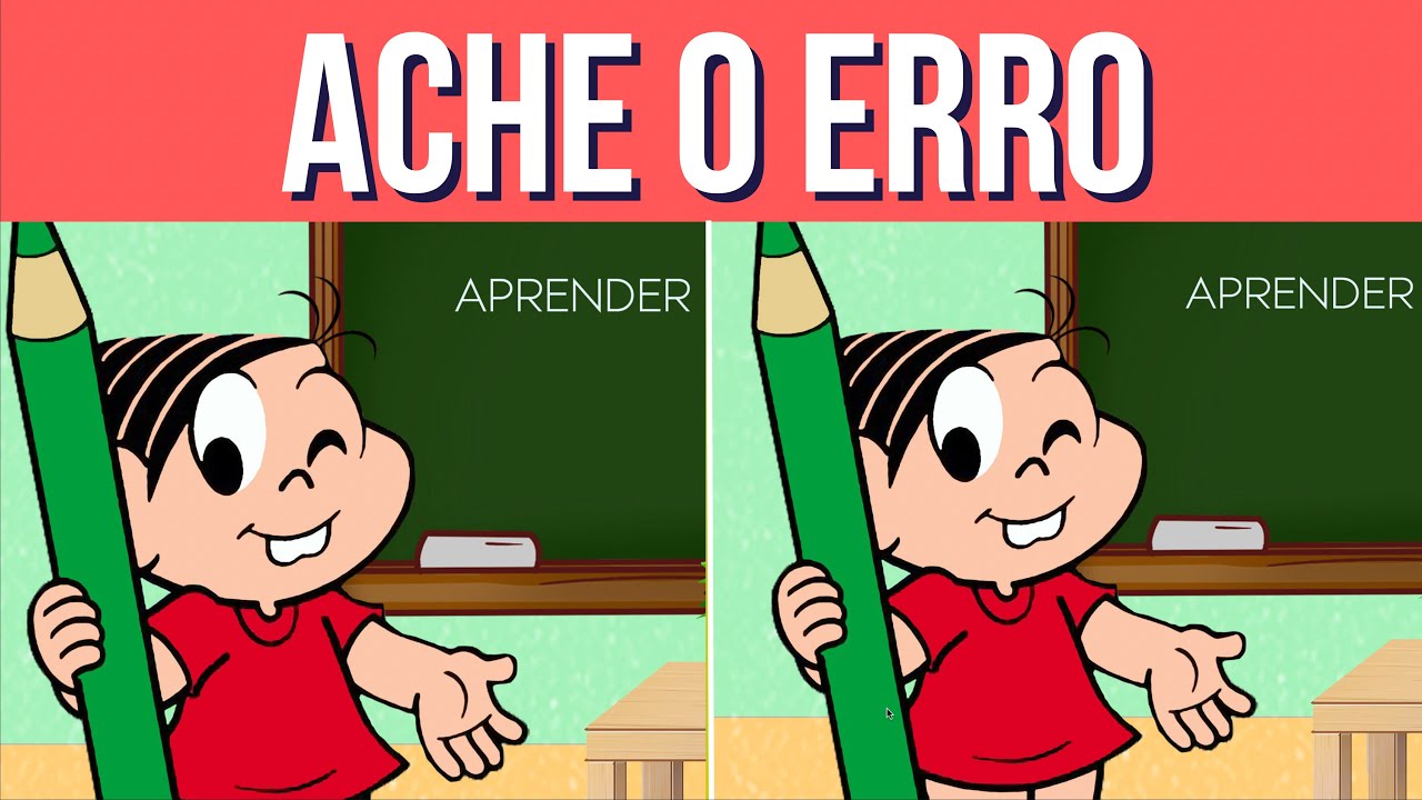 Encontre os 7 erros da Turma da Mônica/Amigo Quiz