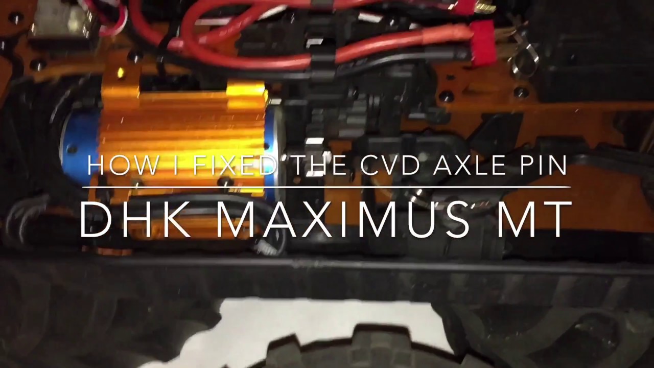 DHK Maximus MT - How To DIY the CVD Axle Pin!!!!