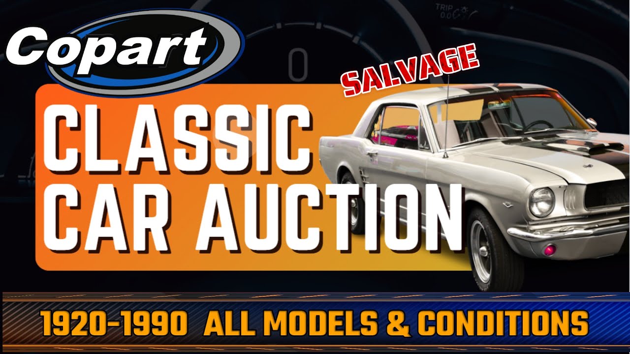 INSIDE A HUGE COPART CLASSIC CAR AUCTION [SALVAGE] 63 Pontiac 54 Lincoln & More!