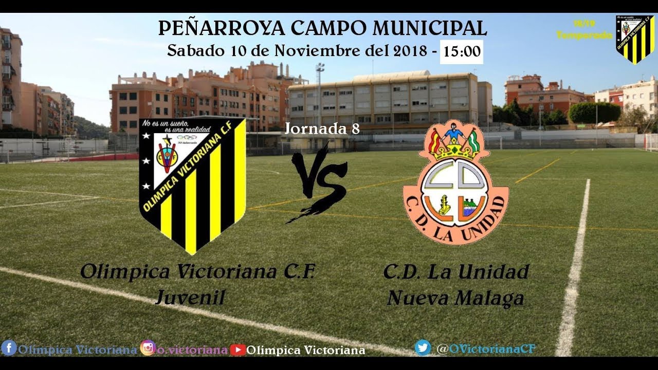 Jornada 8: Olímpica Victoriana C.F. Juvenil - C.D. La Unidad Nueva Málaga