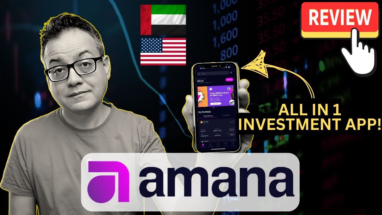 Amana Investment Review (English) 2025 (UAE/US Stocks from One App) | Wali Khan