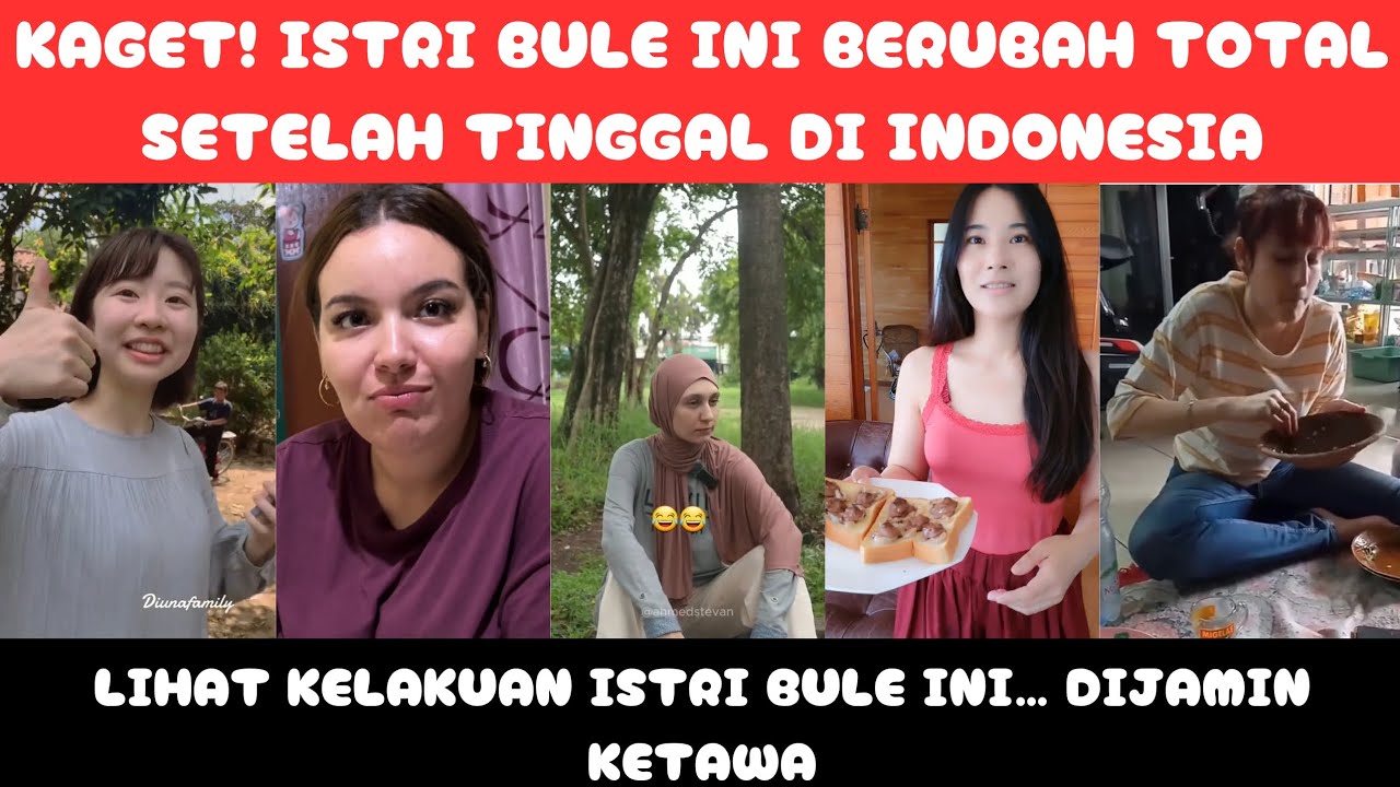 Kaget! Istri Bule Ini Berubah Total Setelah Tinggal di Indonesia
