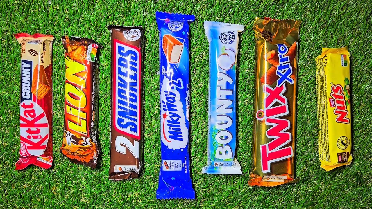 Sweet ASMR Unwrapping Chocolate Bars for Relaxation