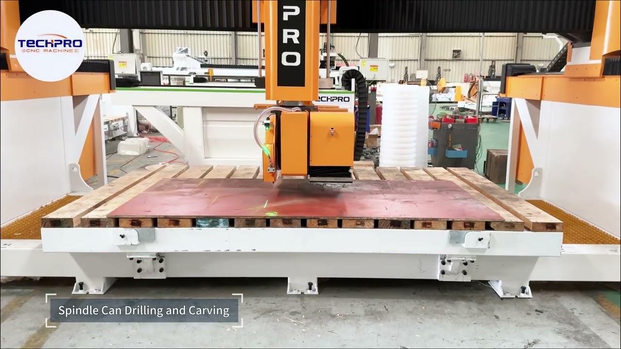 5 axis cnc woodworking machine cnc router,Techpro cnc-Chinese CNC machine supplier