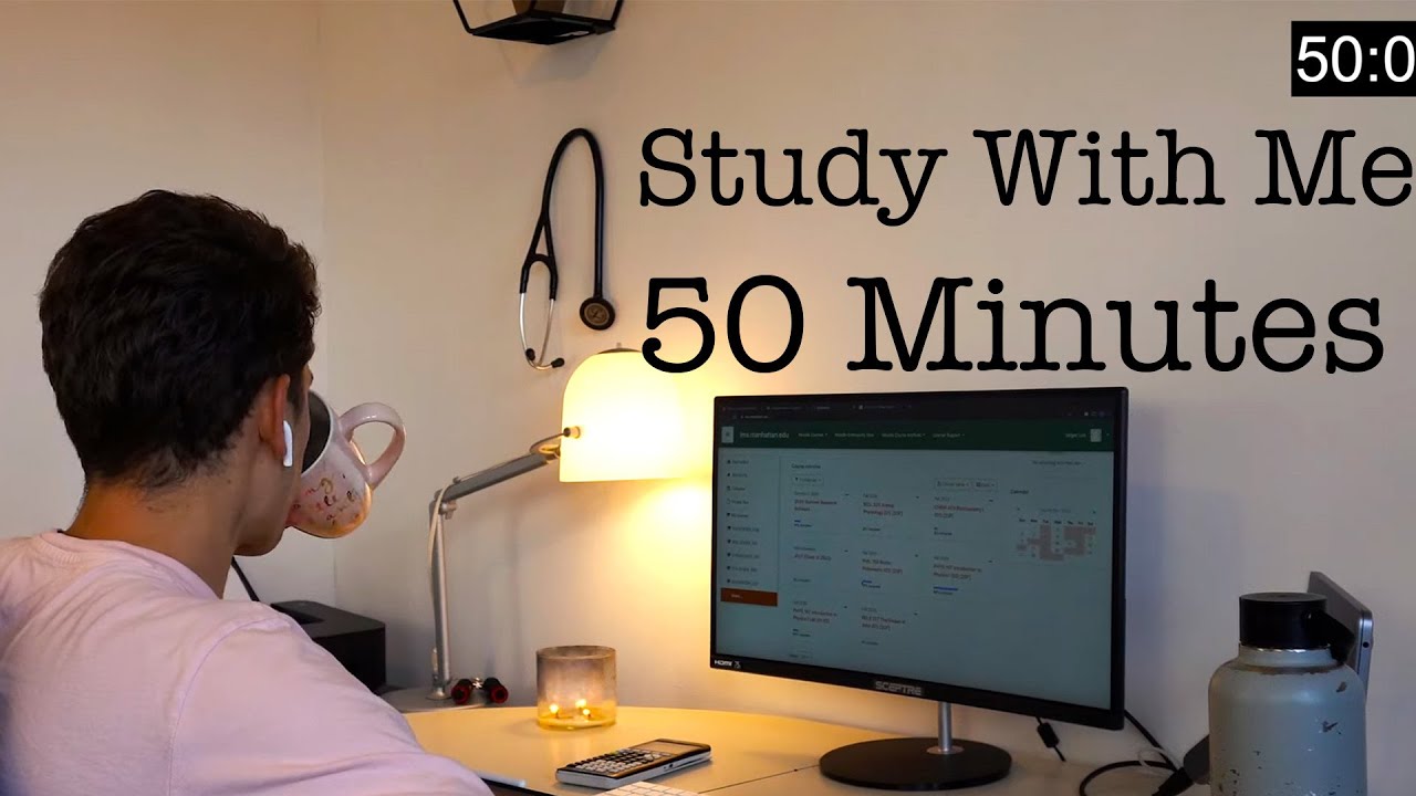 Study with Me [40 Hz Binaural Beats] Hyperfocus - 50/10 Pomodoro