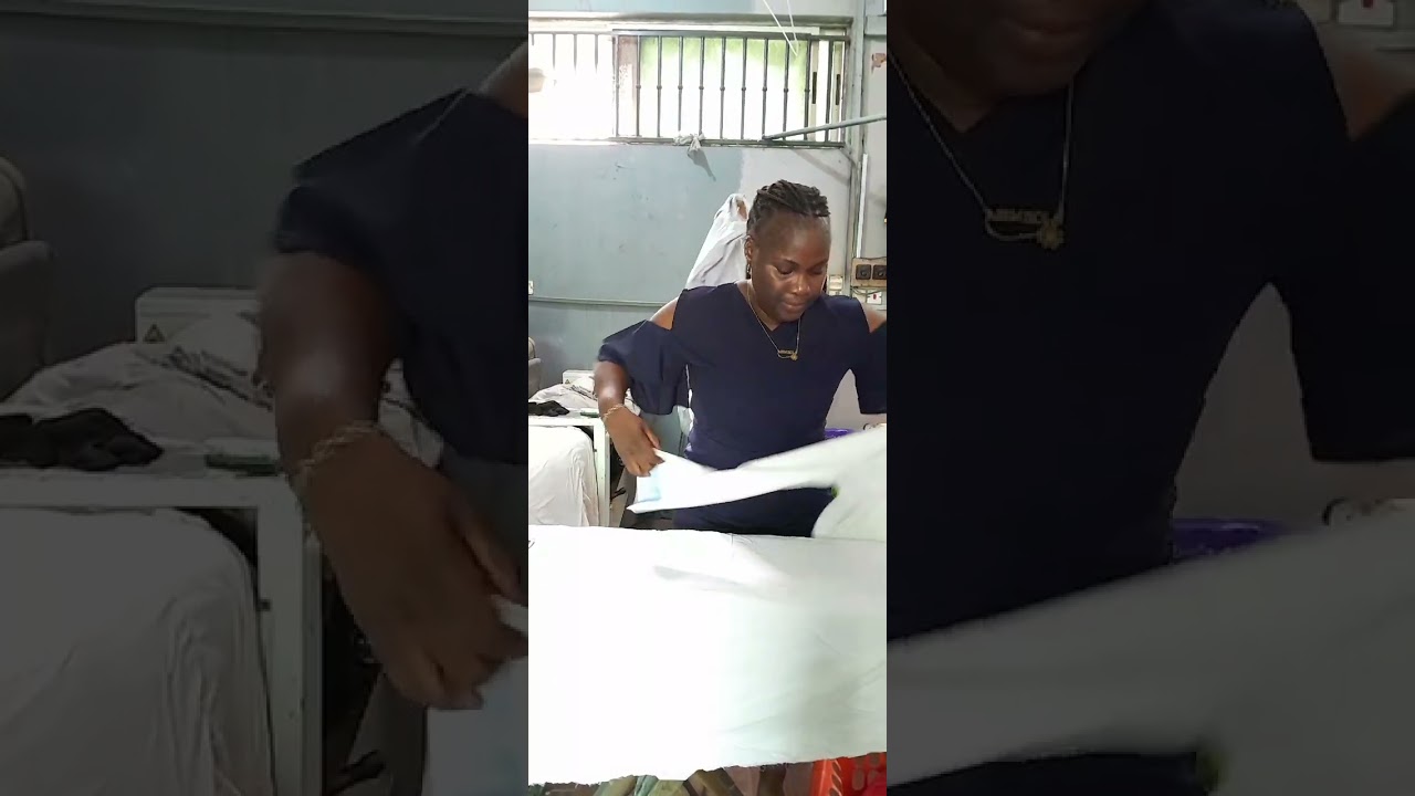 HOW TO IRON AND FOLD A SHIRT.