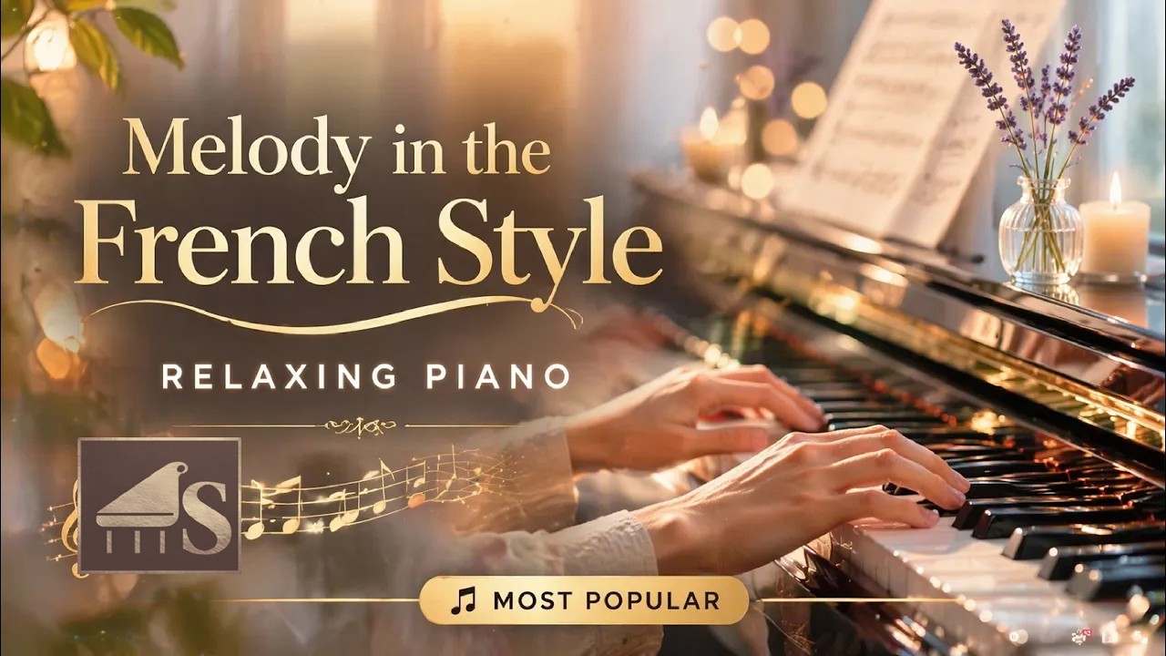 Relaxing French-Style Piano Melody (Easy & Beautiful)