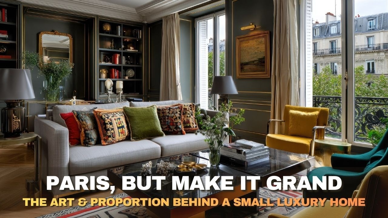 This Small Apartment In Paris Feels So Grand - Now Art, Proportion, And Decor Redifine Luxury Living