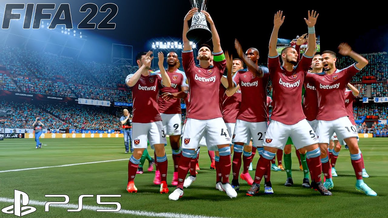 FIFA 22 - West Ham United vs Lazio - UEFA Europa League Final | Gameplay & Full match - PS5