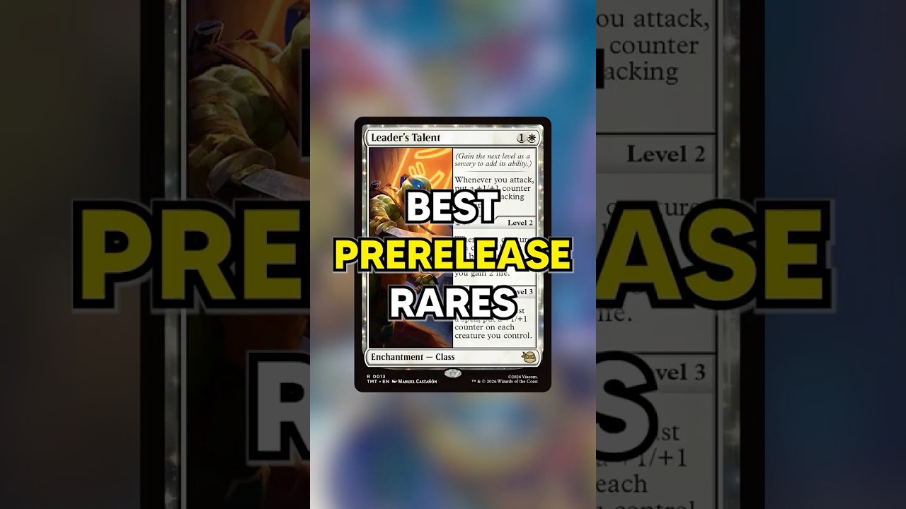 Three BEST RARES for TMNT MTG Prerelease