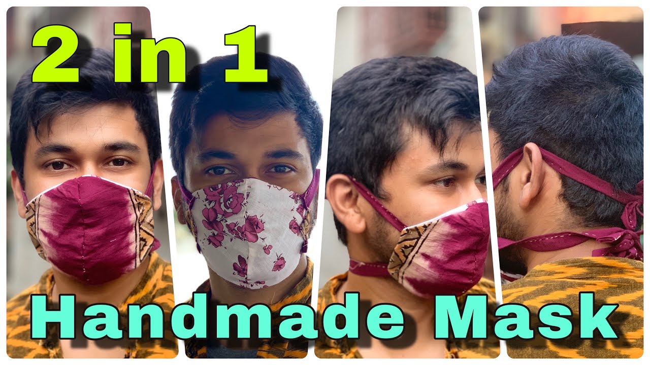 Mask Making Ideas | How to Make 2-in-1 Fabric Face Mask | DIY Face Mask | Mask Making Tutorial