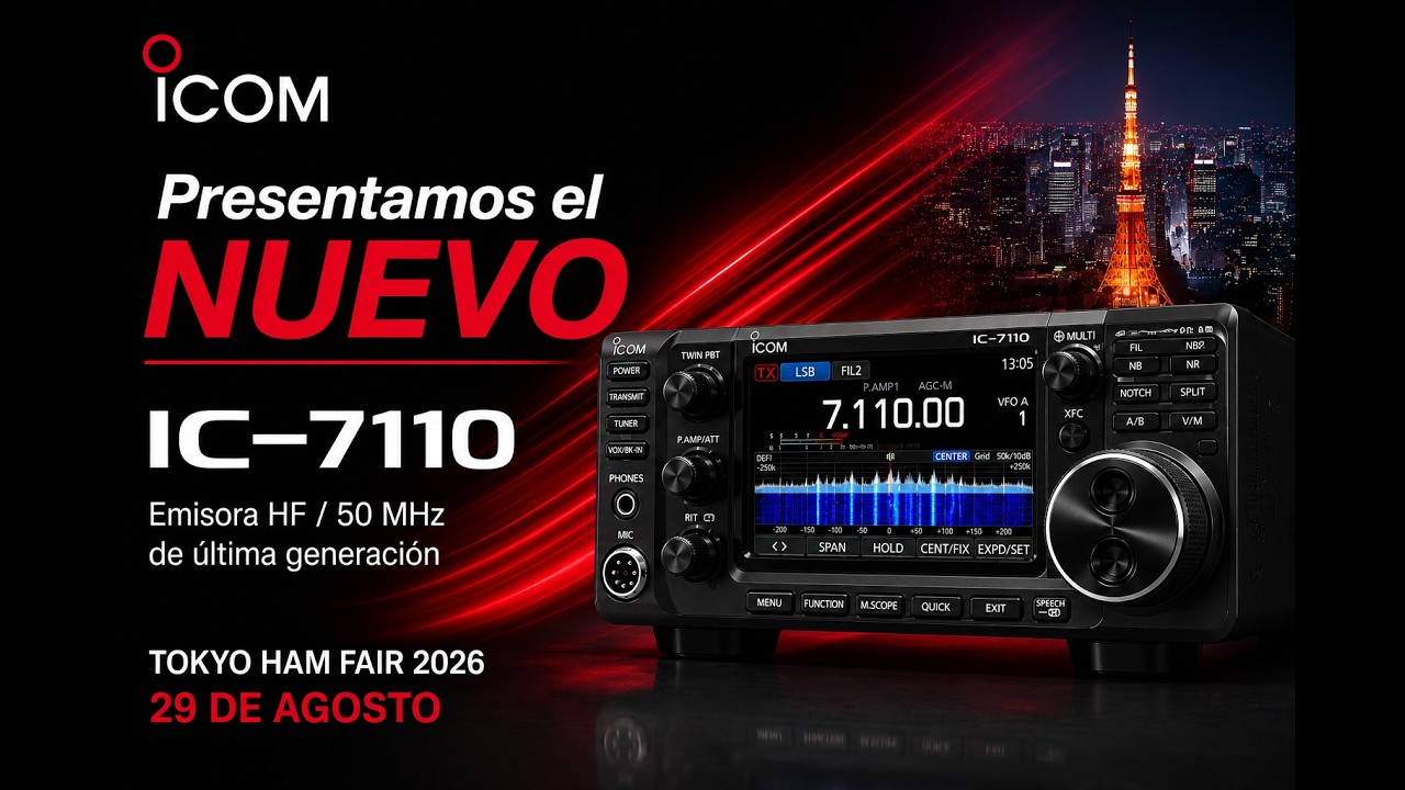 Lanzamiento del NUEVO IC-7110