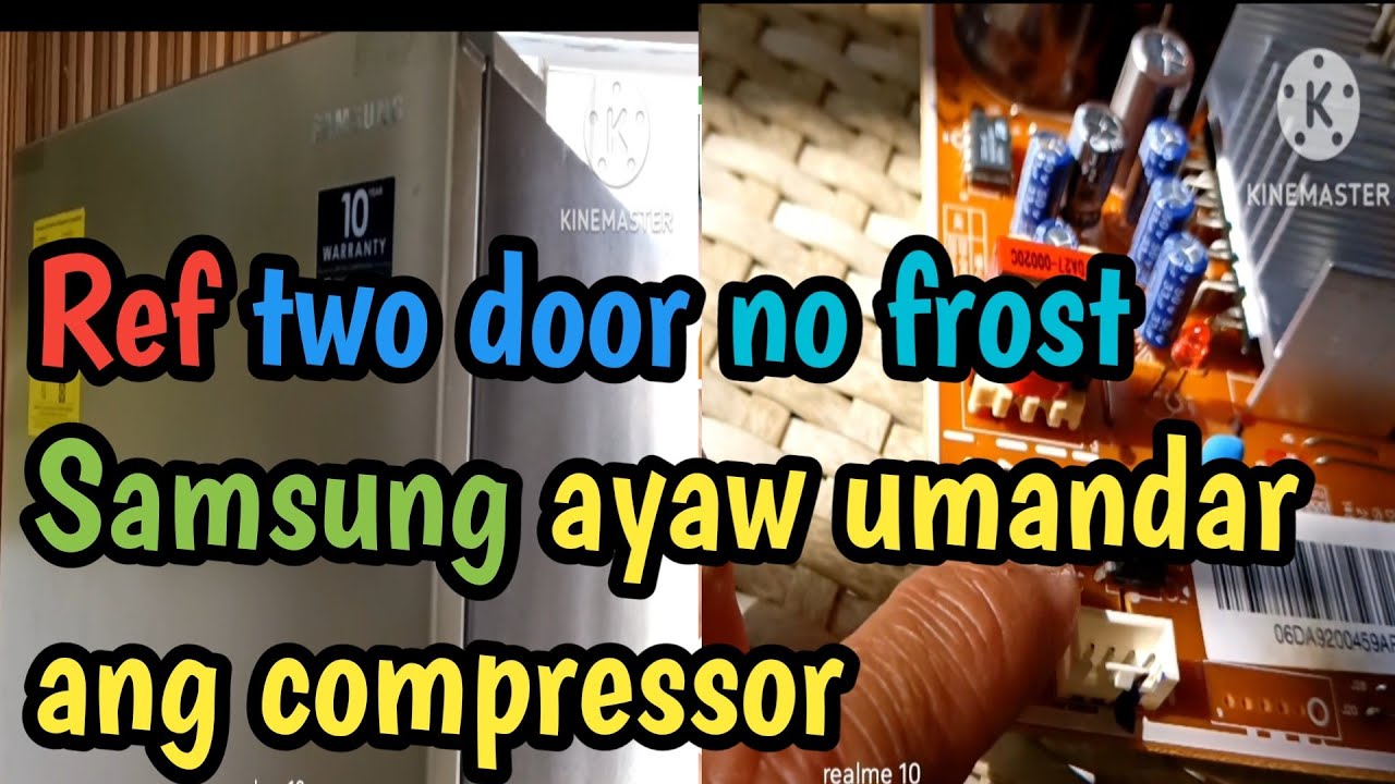 Refrigerator samsung two door no frost ayaw lumamig