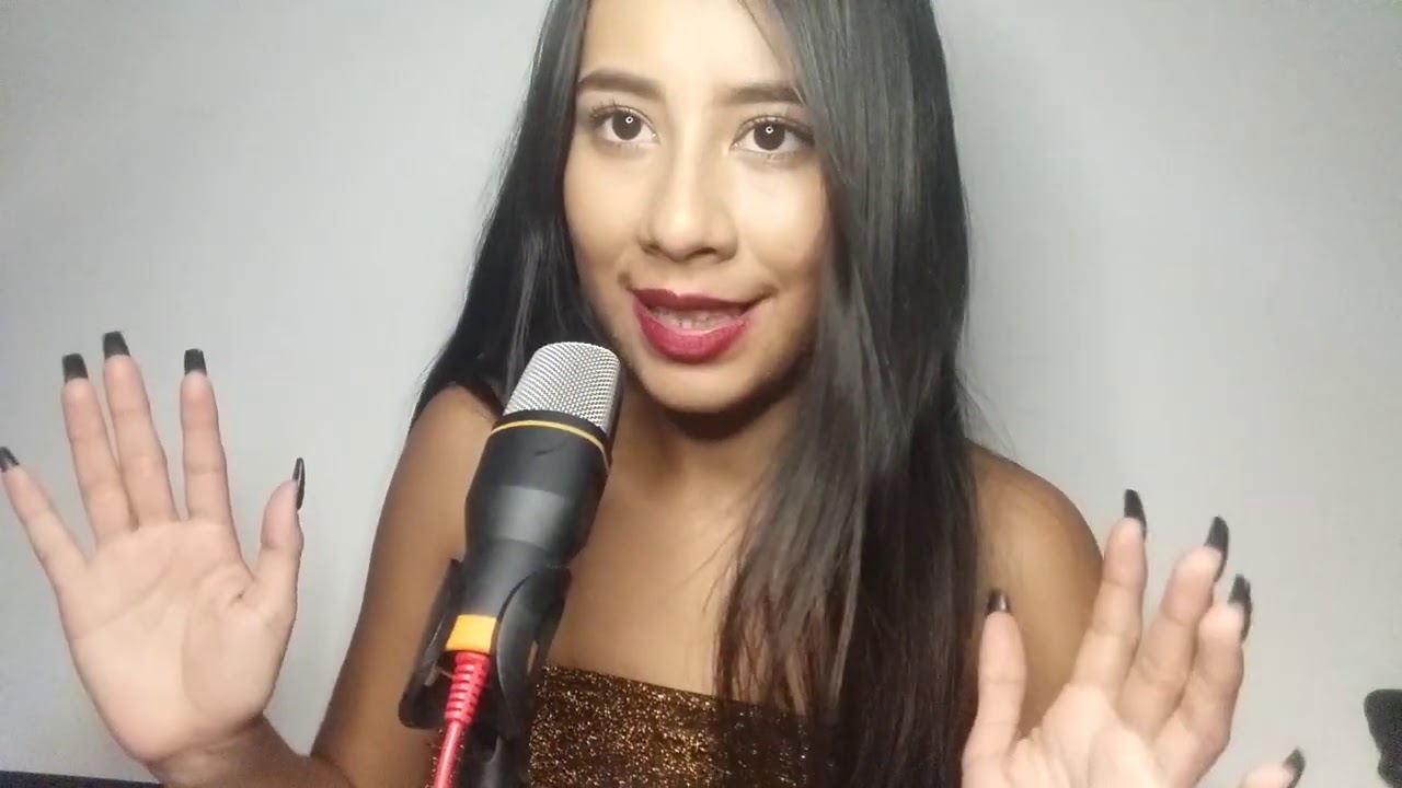 ASMR- Te hago cariñitos con pinceles- muchos visuales para que duermas rapido😴