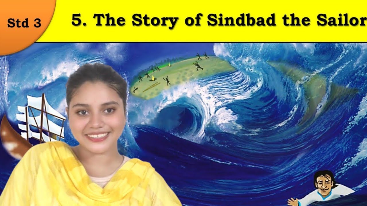 5. The Story Of Sindbad The Sailor 3rd Std English Lesson 🇮🇳❤️ Ziyana's Learn Academy