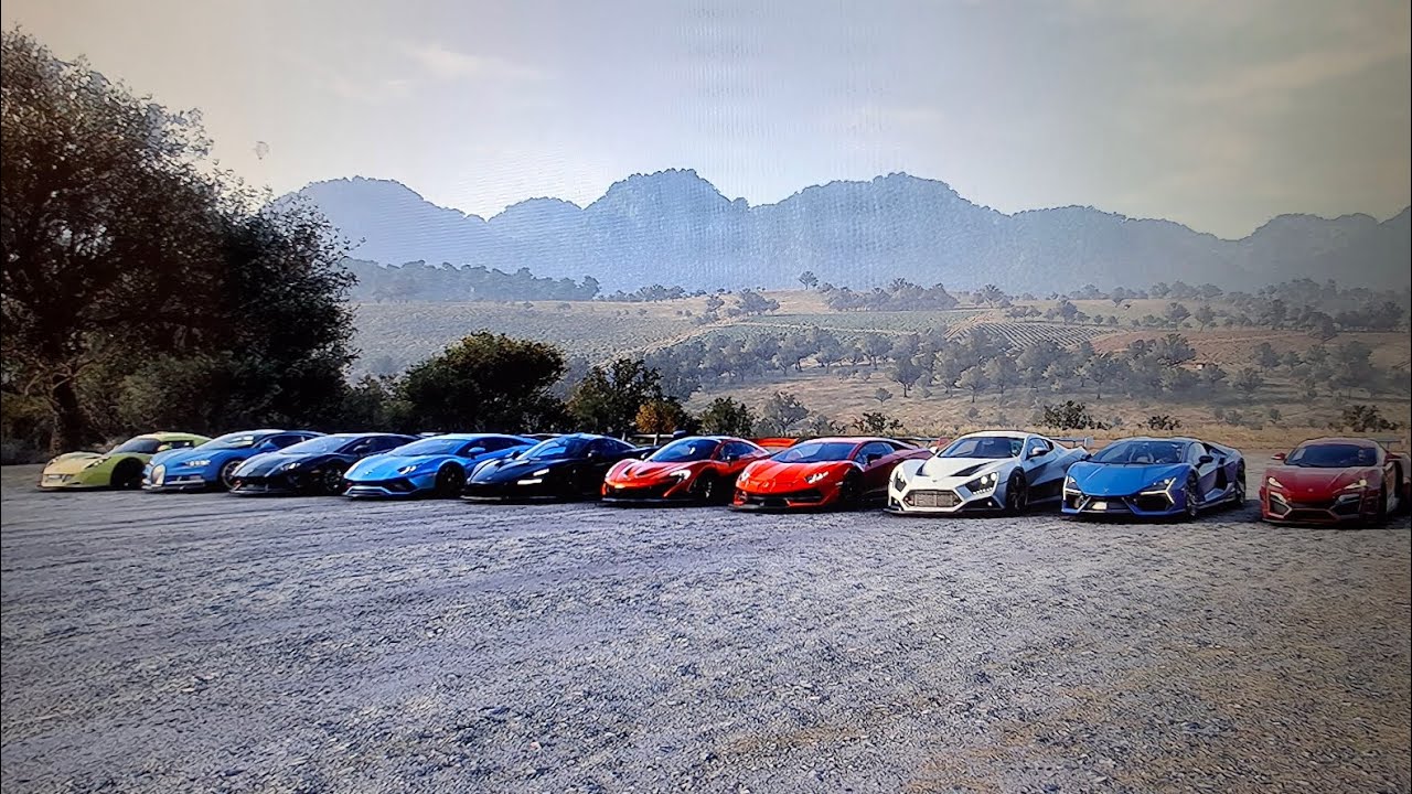 FH5 Revuelto Hypersport ST1 Aventador SVJ P1 Senna Aventador Ultimae Aventador LP Chiron Venom GT 