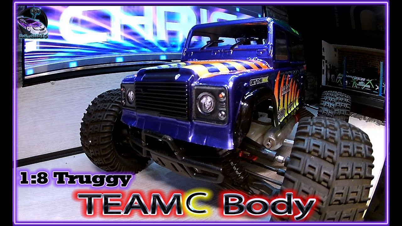 TeamC Body Jeep für 1:8 RC Truggy (Karosserie lackieren)