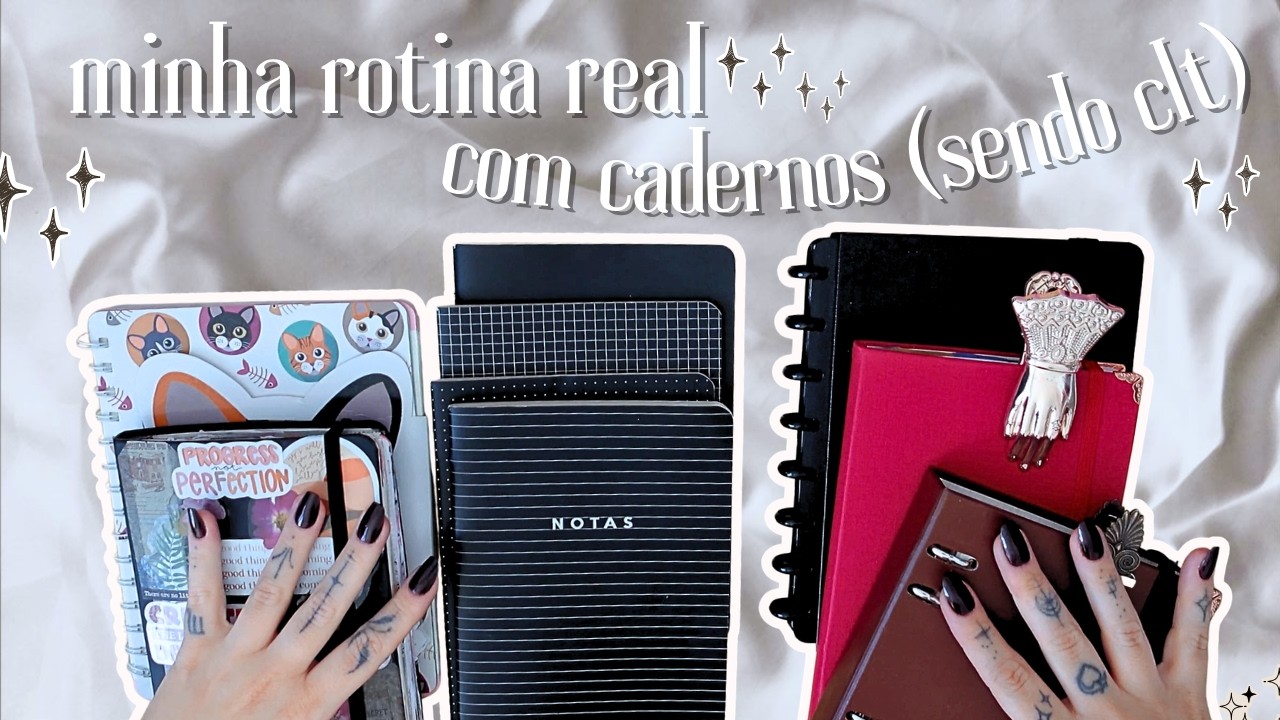 como encaixo todos os meus cadernos na rotina real: quando e onde escrevo em cada um 📓
