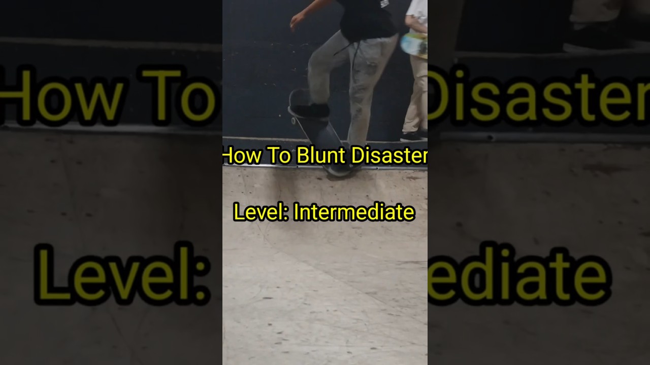 How To Blunt Disaster | Skateboarding Mini Ramp Tutorial