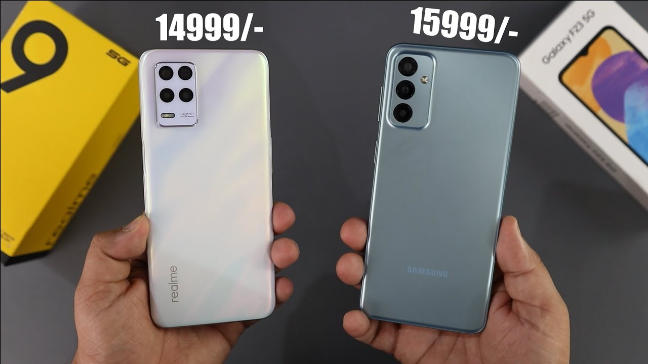 Realme 9 Vs Samsung F23 Comparison & SpeedTest I Realme 9 5G Unboxing