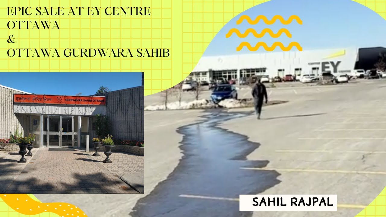 “Ottawa Vlog | Epic Sale at EY Centre & Gurdwara Sahib Visit”