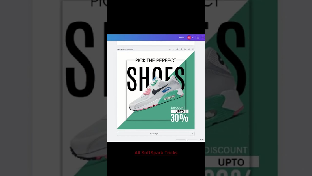 Make Shoes Poster Design In Canva