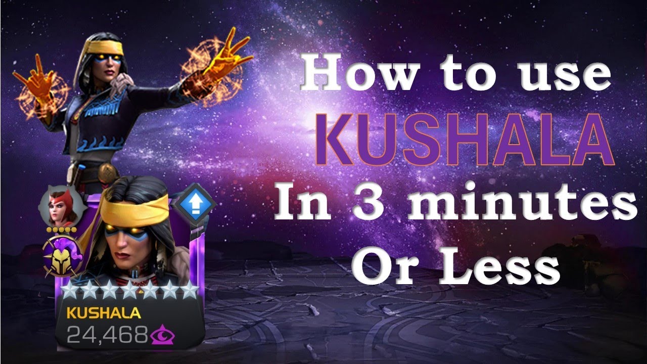 How to Use Kushala in MCOC - THE BEST SERPENT/ HULKLING COUNTER