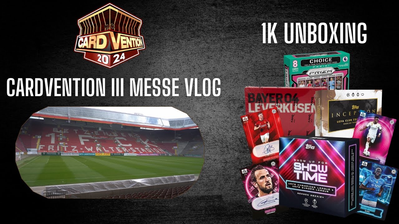 GSG Cardvention III Messe Vlog + 1K Boxen Unboxing