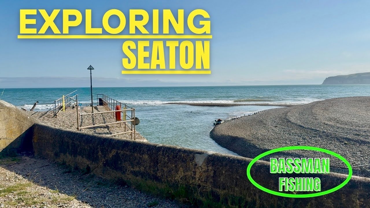 Beach Fishing at SEATON Devon | Exploring the Busy Beach and Harbour