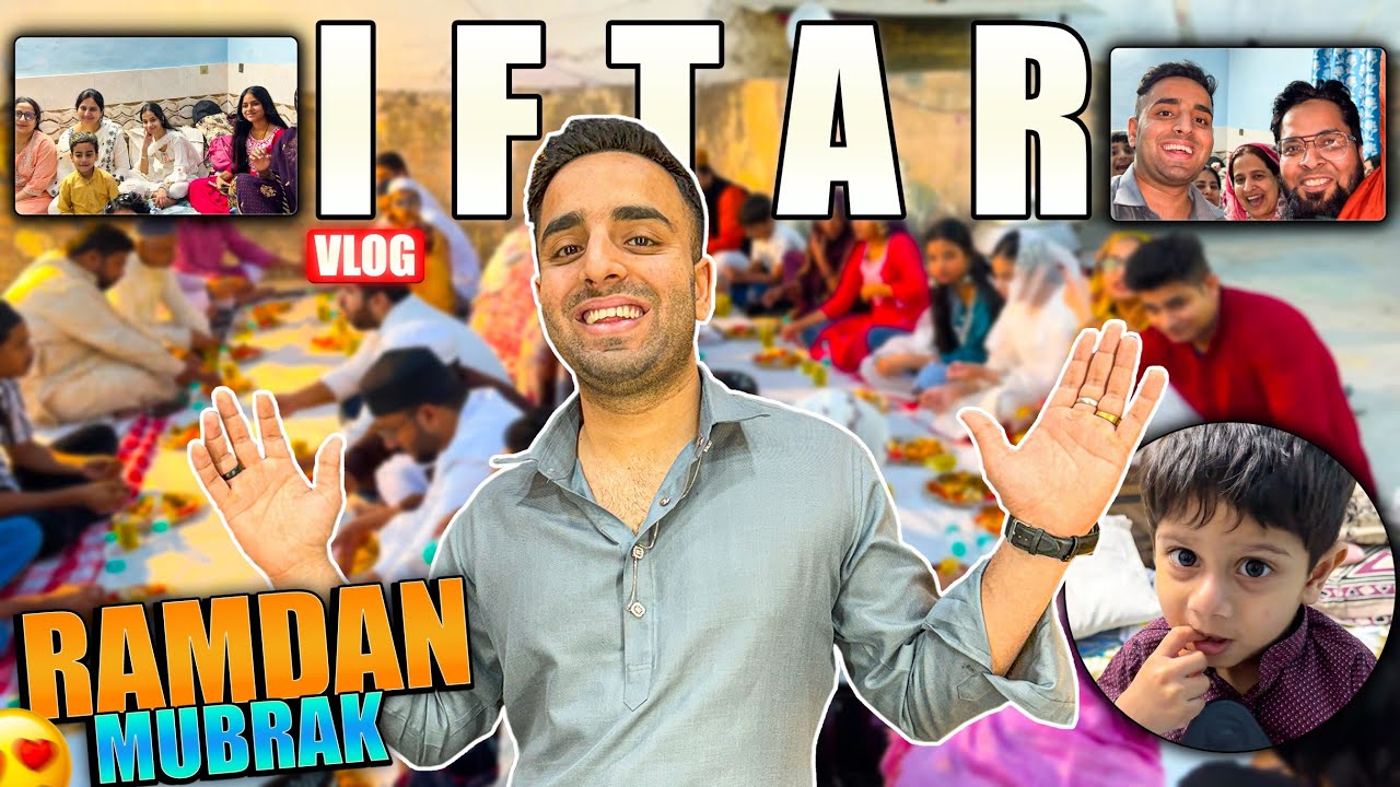 Ramzan Special Vlog 🤩 Iftar Dawat With Family & Team 🤲🌙 #sahilkhannt #ramzanmubarak #ramzan2025