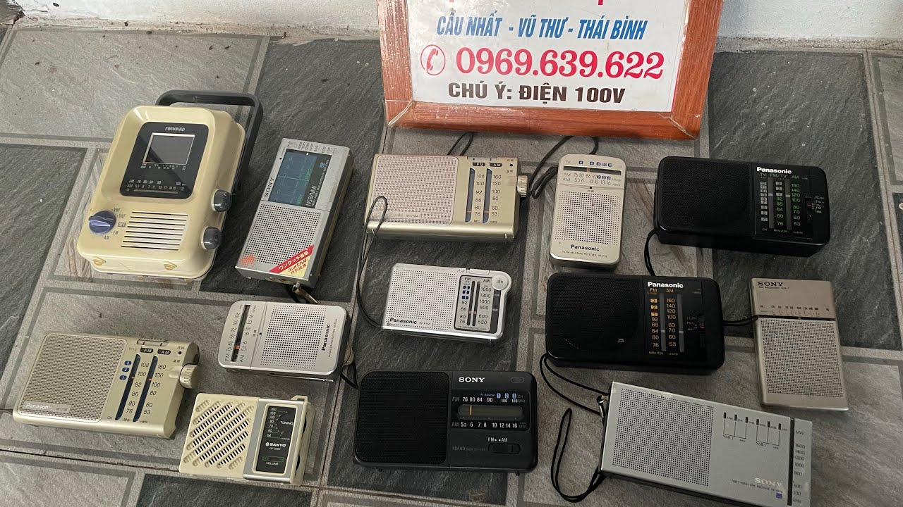 LÔ ĐÀI RADIO NHẬT CÁC LOẠI MỚI VỀ.LH 0969639622