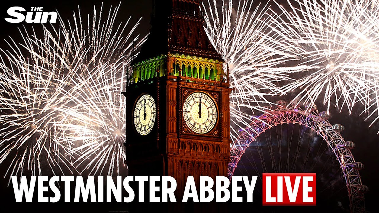 LIVE: London welcomes 2026 with huge firework display from Westminster Abbey