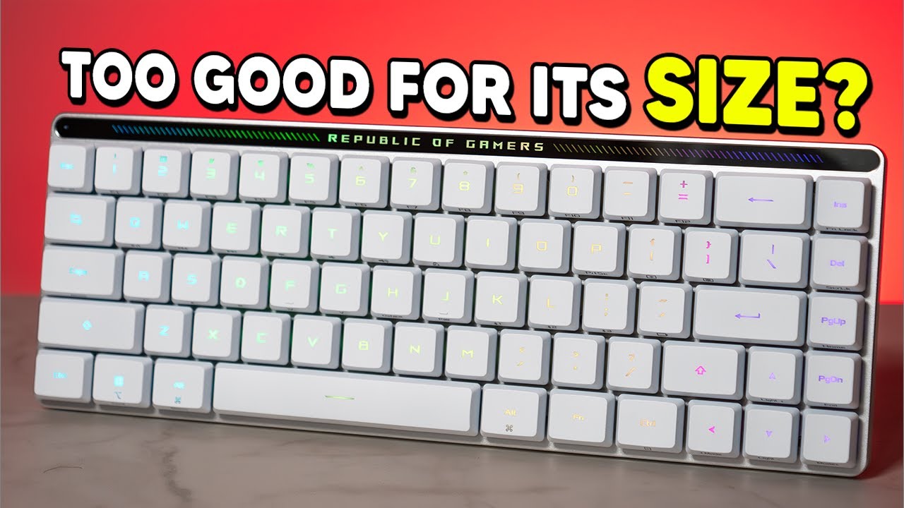 This Tiny Keyboard FEELS Better Than It Should