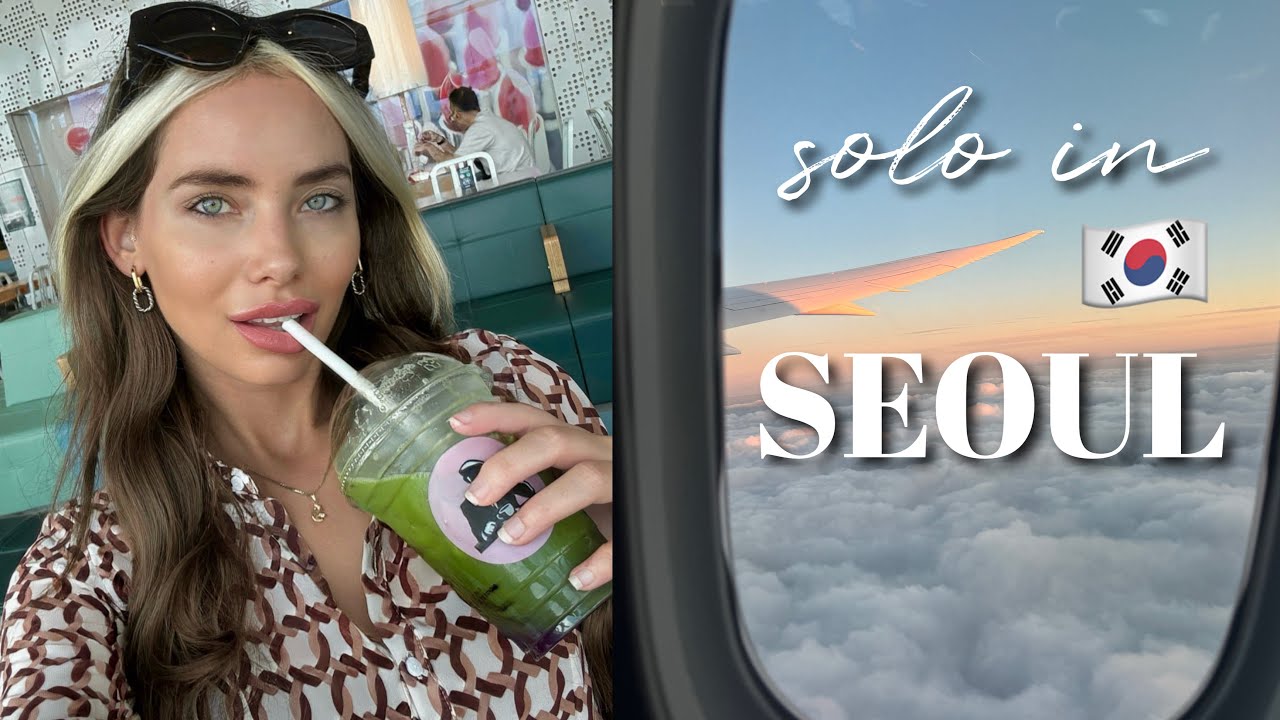 SOLO in SEOUL VLOG ✈️ 🇰🇷 fly w me & traditional hanok stay