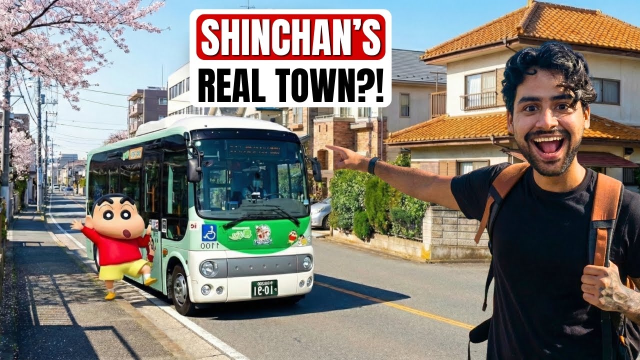 Visiting Shinchan’s REAL Home Town in Japan 🇯🇵 | Kasukabe Vlog