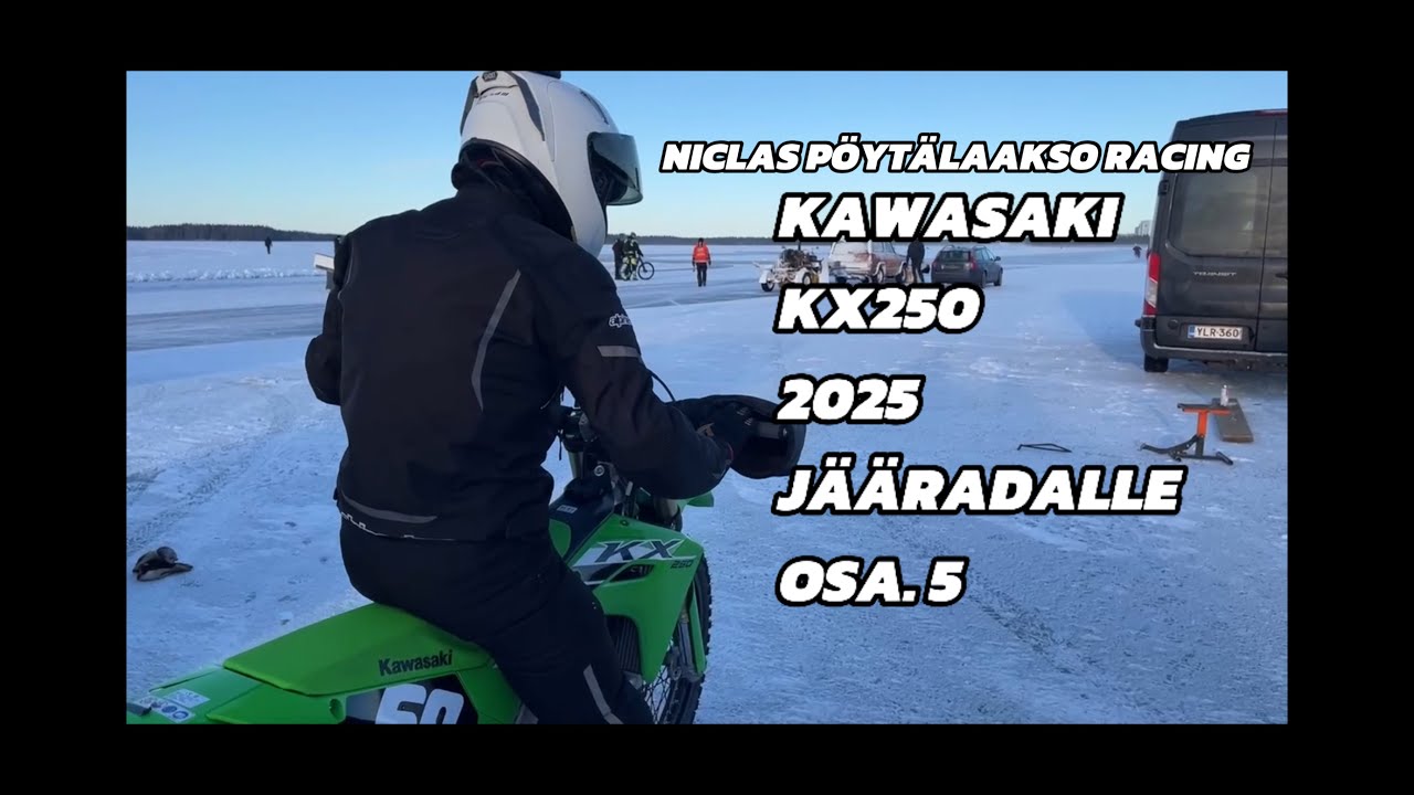 NPR - Kawasaki KX250 2025 jääradalle osa. 5