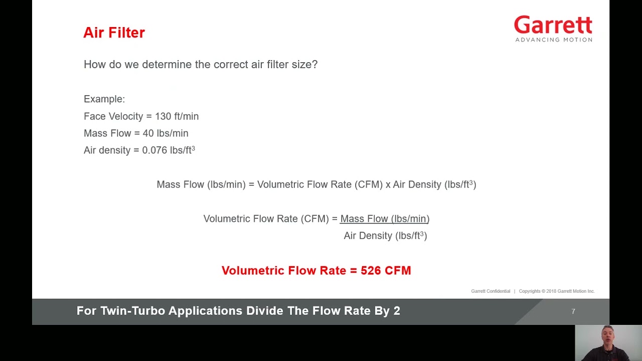 Air Filter Selection | Garrett - Advancing Motion