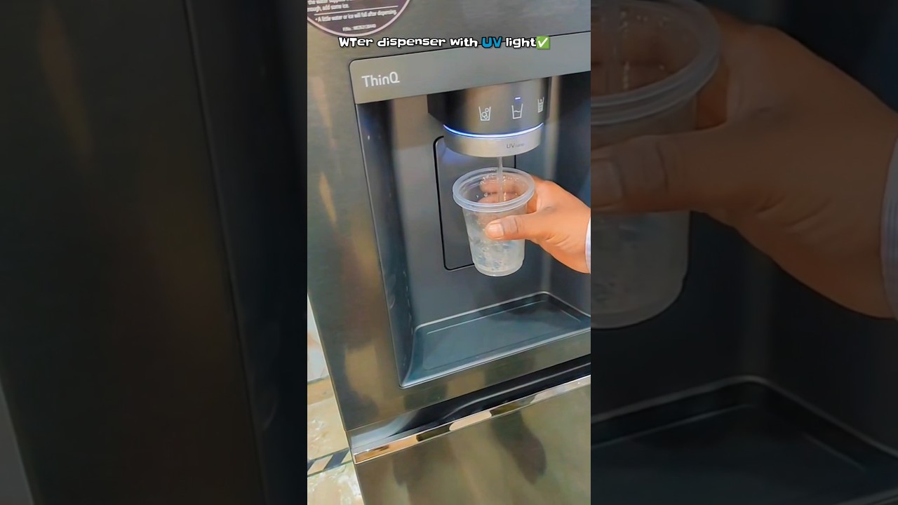 WATER DISPENSERS IN REFRIGERATOR 😲|| LG SIDE BY SIDE|| BITTUAC || #bittuac #refrigerator #fridge
