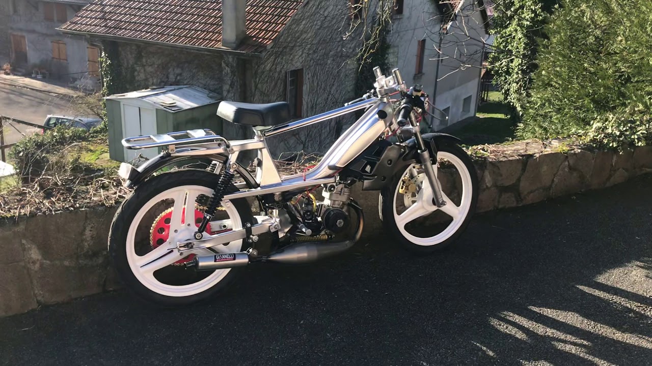 Présentation mbk 51 g2 malossi avant essai sur route .