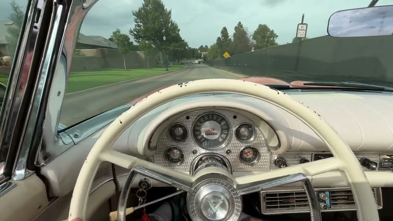 1957 Ford Thunderbird Driving Video 2