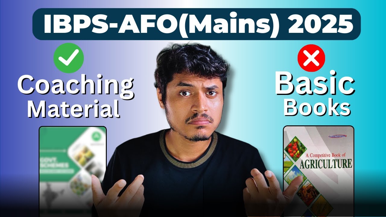 Best Books For IBPS-AFO(Mains) 2025 | Fundamental Books Vs Coaching Material by Vimal Sir