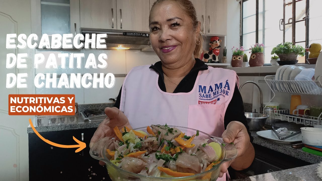 Te enseño a preparar ESCABECHE DE PATITAS DE CHANCHO || Aprende con MAMÁ sabe mejor