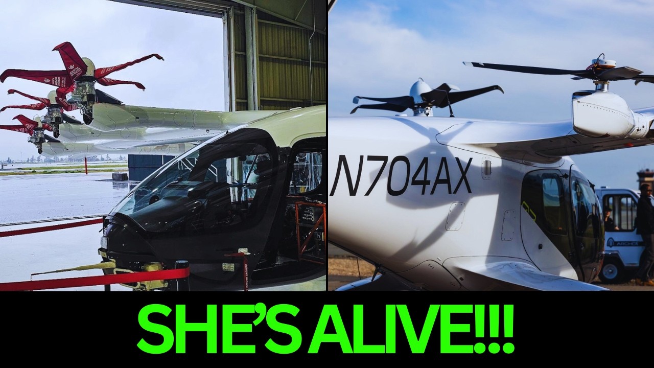 Archer Aviation's N704AX is ALIVE! (VTOL Starts!)